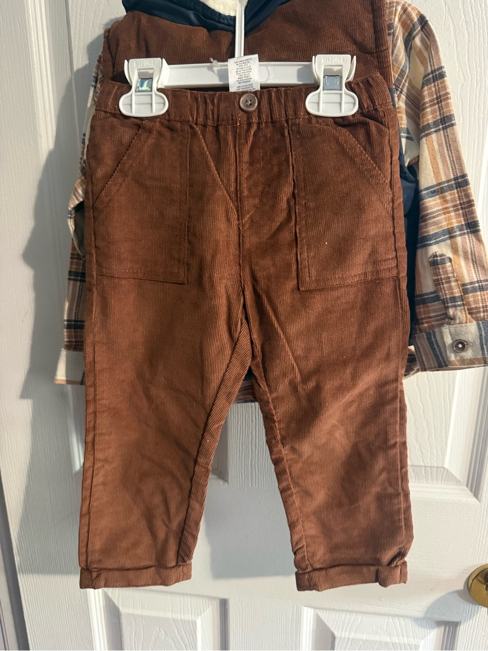 Toddler Navy and Brown 3-Piece Matching Set by Little Lad - Picture 8 of 11